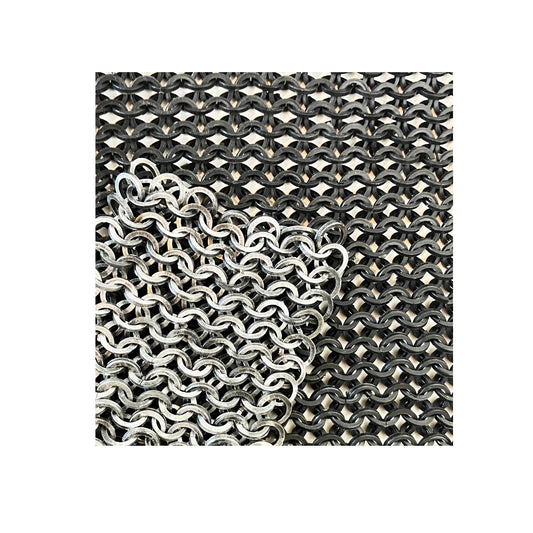 Plastic Butted Chainmaille Fabric Squares for Armor and Cosplay