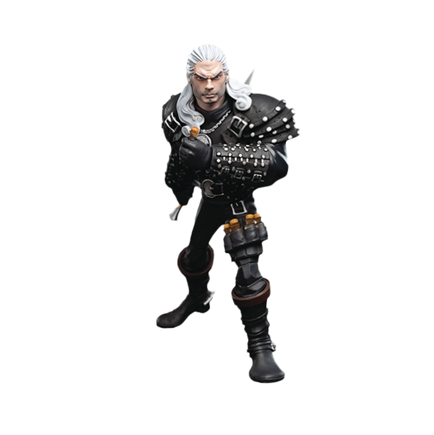 Weta Mini Epic figure of Geralt of Rivia character front view