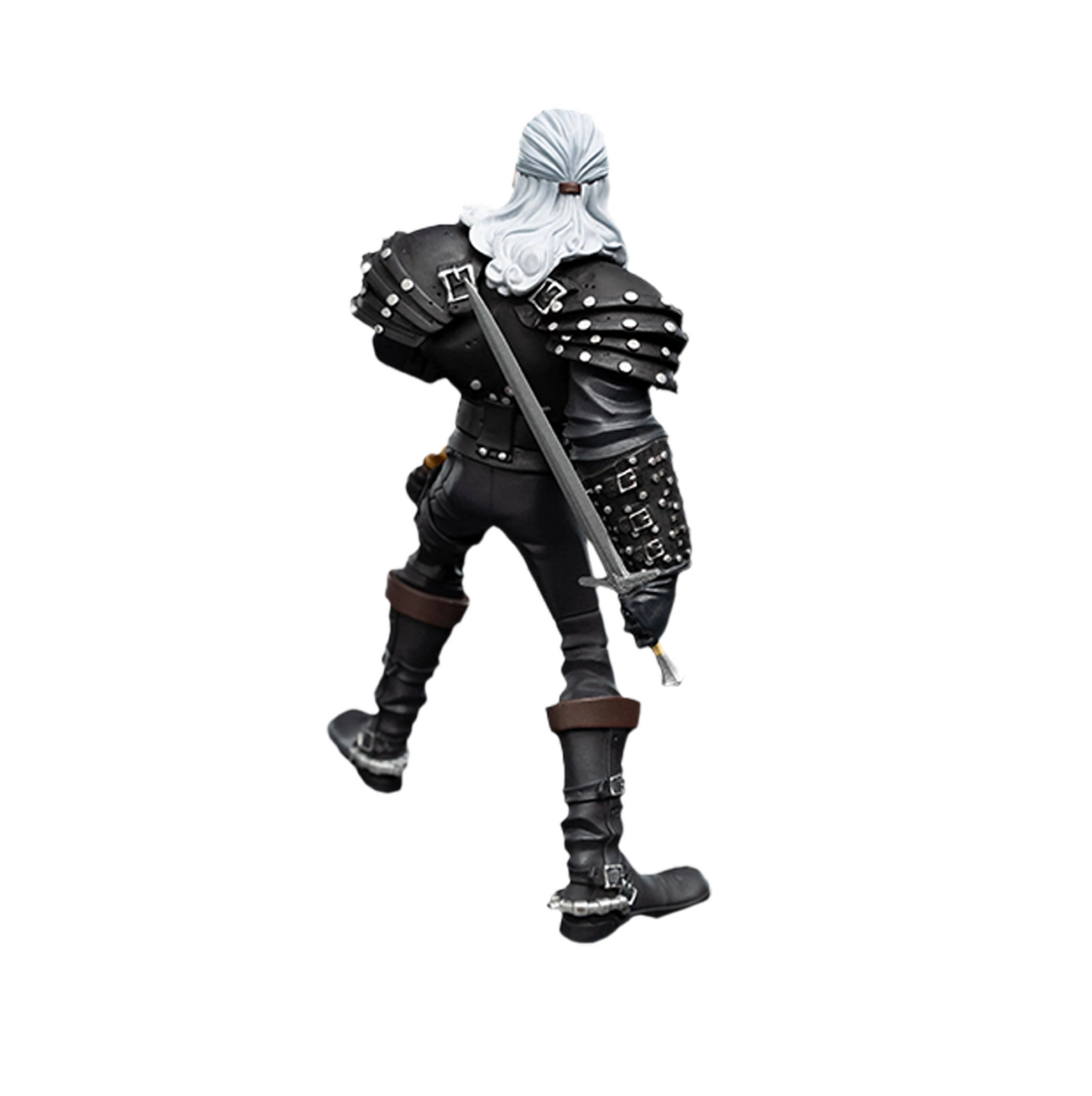 Weta Mini Epic figure of Geralt of Rivia character back view