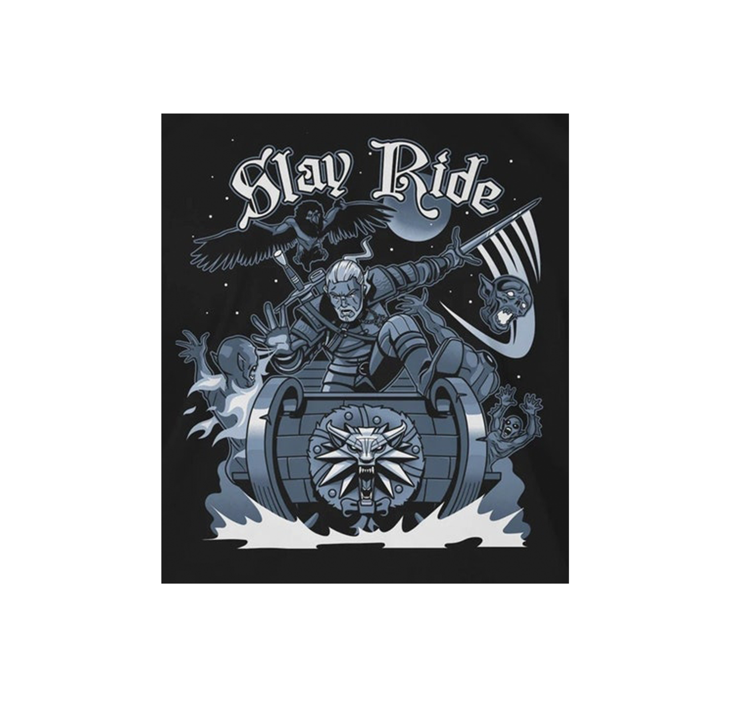 The Witcher Geralt Slay Ride T-shirt