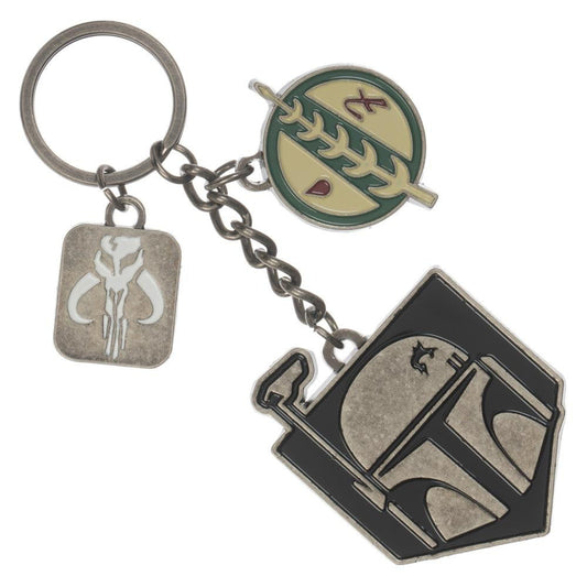 Star Wars Boba Fett Mandalorian Multi-charm Key Chain