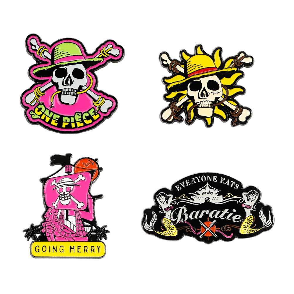 One Piece Collectible Lapel Pin Set