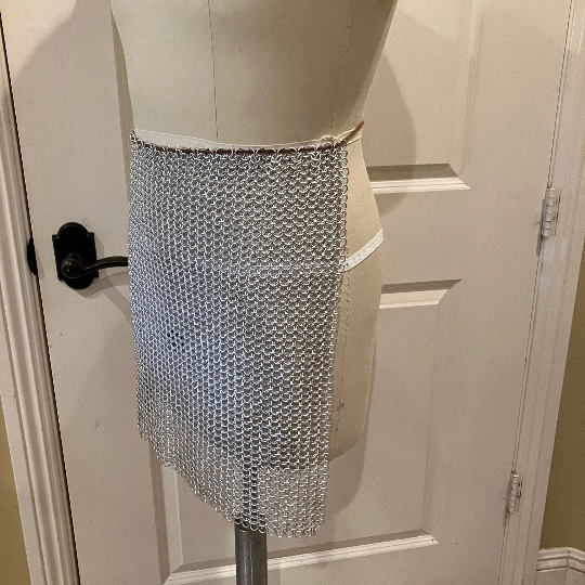 9mm Aluminum Butted chainmaille square