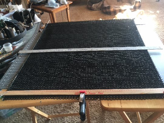 Unpainted EVA foam Chainmaille Armor 1 Square Foot Custom Made