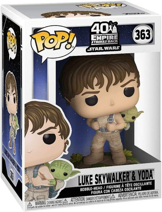Funko Pop The Mandalorian Luke Skywalker & Yoda #363