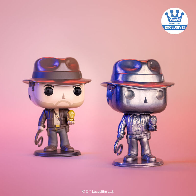 Funko Pop! Raider of the Lost Ark - Exclusive Chase edition -  Die Cast Indiana Jones #08