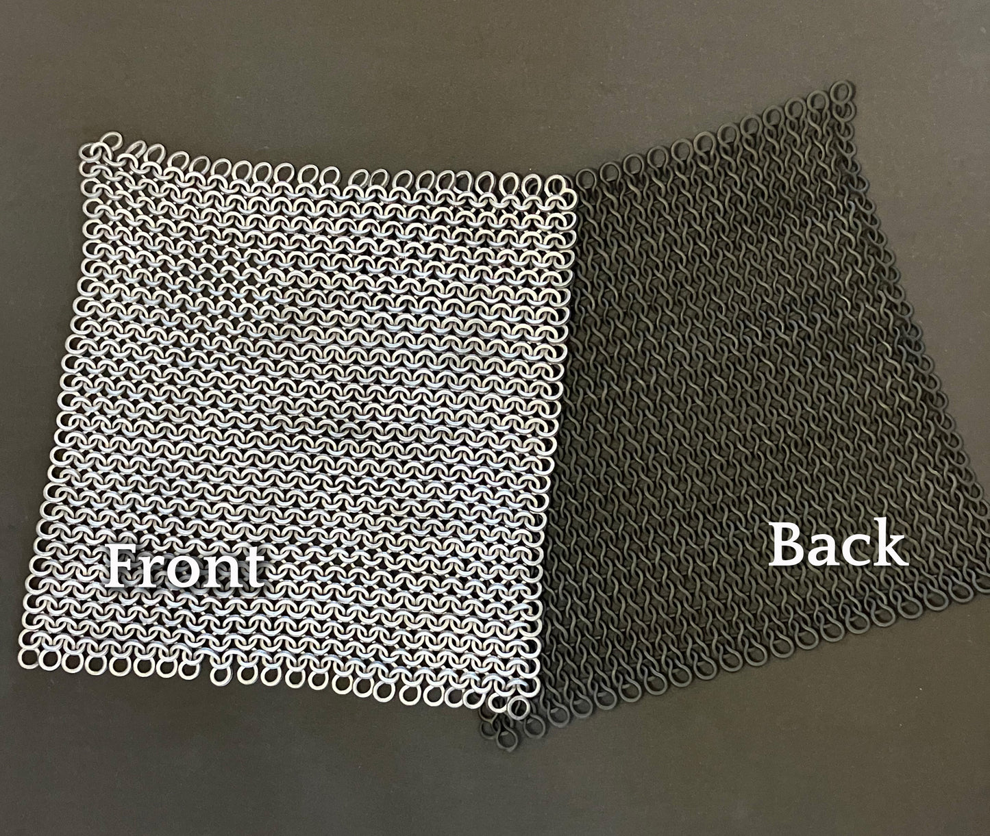 Silver EVA foam Chainmaille Armor 1 Square Foot Custom Made