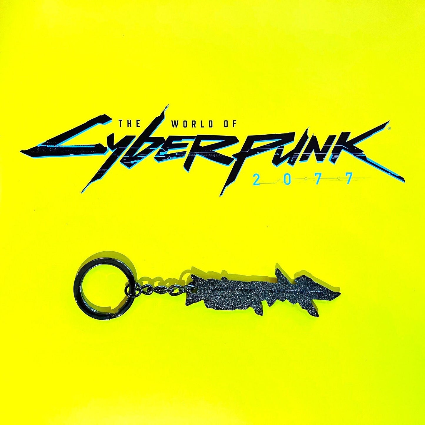 Cyberpunk 2077 All Metal Logo  Keychain